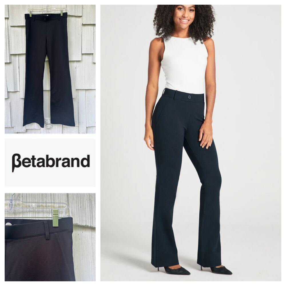 Betabrand‎ Classic Dress Bootcut Yoga Pant M